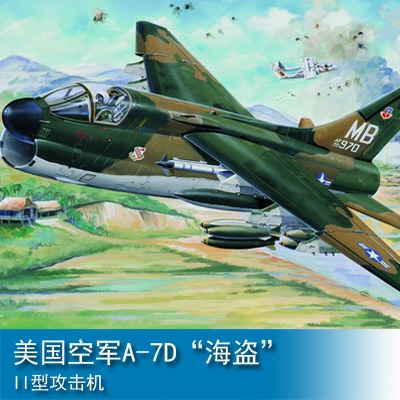 Trumpeter Aircraft -USS A-7D Corsair II 1:32 Fighter 02245