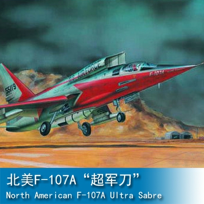 Trumpeter Aircraft-N.American F-107A U-sabre 1:72 Fighter 01605